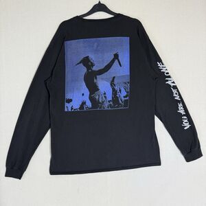 XXX Tentation You Are Not Alone 2019 T-Shirt Men Size Large Black Long Sleeve